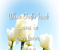 God's hand