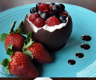 DIY Chocolate Strawberry Cream Desert