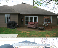 Painted patio-