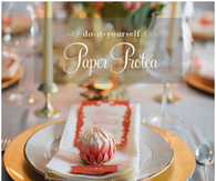 DIY Paper Protea