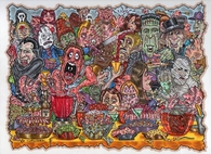 Halloween Party Illustration