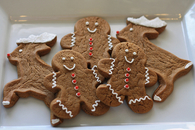 Gingerbread Man and Reindeer Cookies
