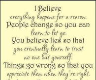 I believe