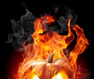 Flaming Pumpkin