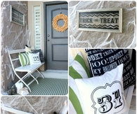 Modern Halloween Porch