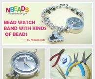  Bead Watch Band with Kinds of Beads