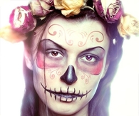 Sugar skull makeup
