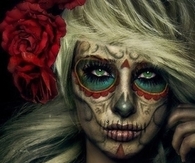 Sexy sugar skull makeup
