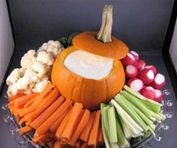 Pumpkin Platter with Dip