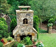 Patio landscaping