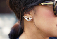DIY earcuff earrings