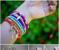 DIY friendship charm bracelets