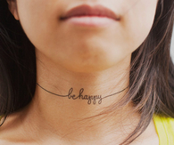 Be happy tattoo