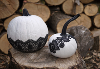 Lace pumpkins