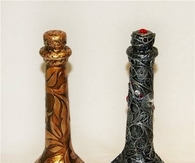 Decorated Wine Bottle
