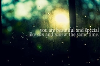 You are beautiful & special