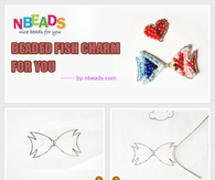 Beaded Fish Charm for You