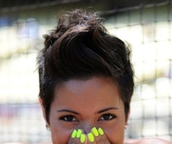 Neon yellow nails