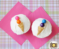 Ice cream cone cupcakes