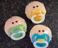 Pacifier cupcakes