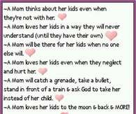 a mom