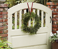 Wreath for a garden gate