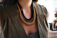 DIY Box braid necklace