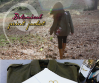 DIY Botanical print jacket