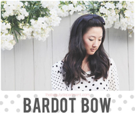 DIY Brigitte bardot bow style