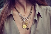Layered chain necklaces