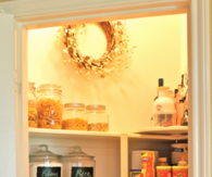 Corner pantry cabinet