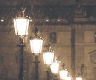 Falling snow