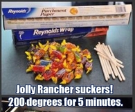 DIY Jolly Rancher Suckers