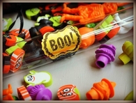 Halloween treat tube