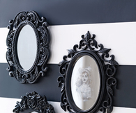 Spooky halloween mirror