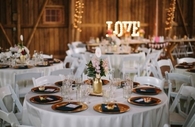 Country wedding decor
