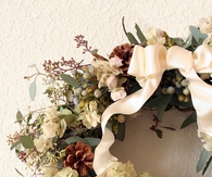 Elegant winter garland