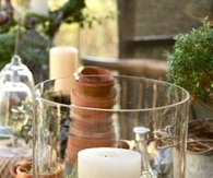 Wintry centerpiece