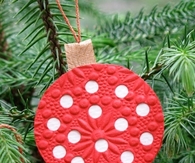 Minnie Polka Dot Ornaments