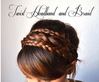 DIY Twist Headband and Braid