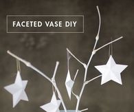 DIY Faceted Vase