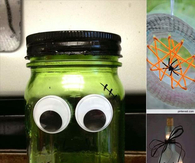 Halloween Bottles and Jars