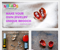 Make Your Own Jewelry-Unique Brooch