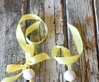 Candy corn gumball necklace