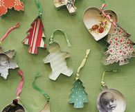 Cookie cutter ornaments