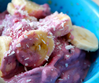 Berry Breakfast Fro yo