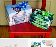 DIY Photo wrapping paper