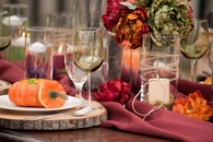 Autumn wedding table