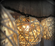 DIY patio lights