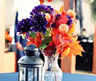 Autumn colorful bouquet
